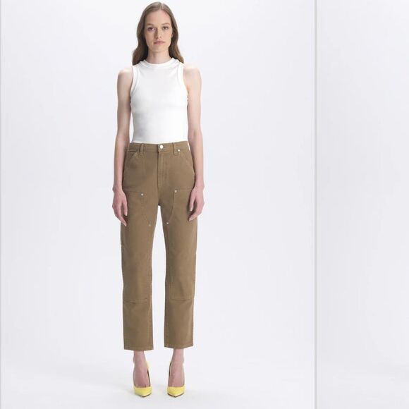 Renggli Slim Fit Work Pant Khaki - Picture 1 of 5